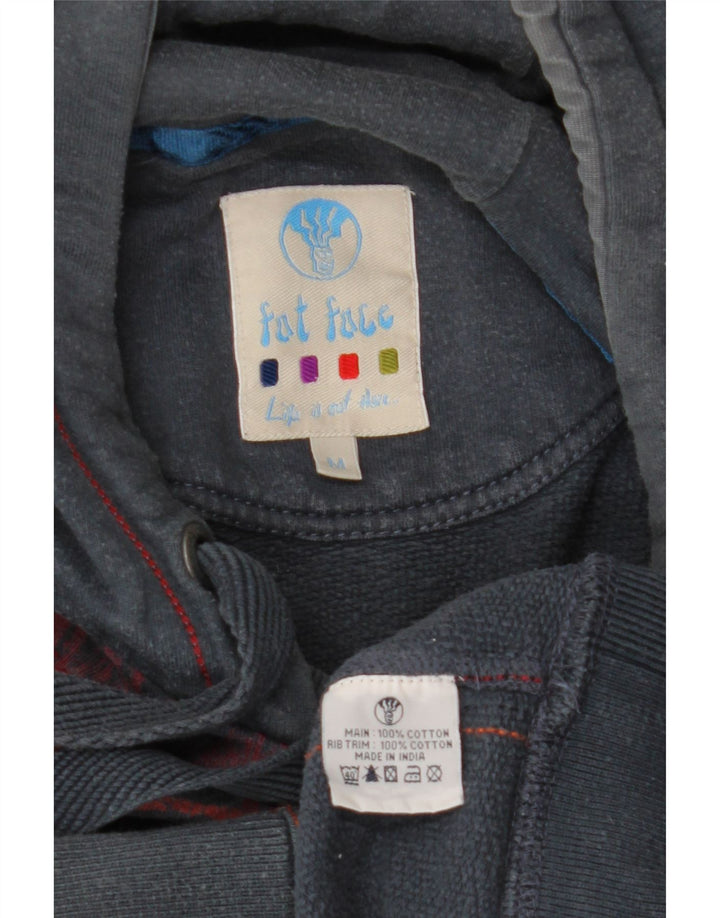 FAT FACE Muška majica s kapuljačom s kapuljačom, srednje sivi pamuk