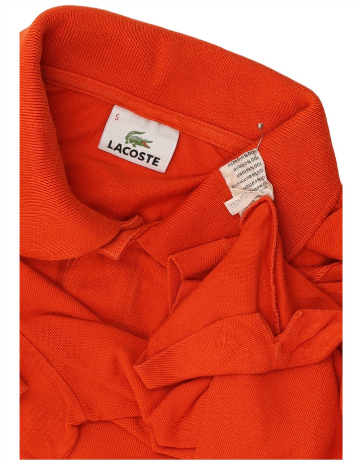 LACOSTE muška polo majica veličine 5 velika narančasta pamuk