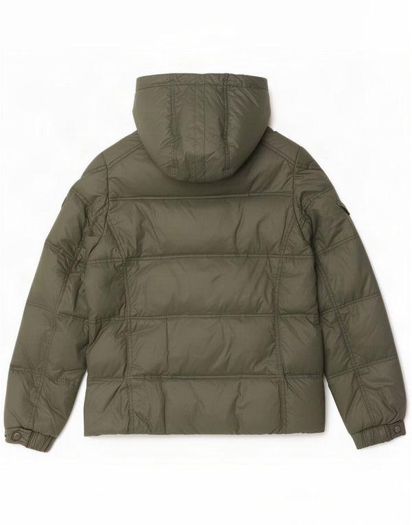 Best Company Ženska podstavljena jakna s kapuljačom UK 18 XL zeleni poliester