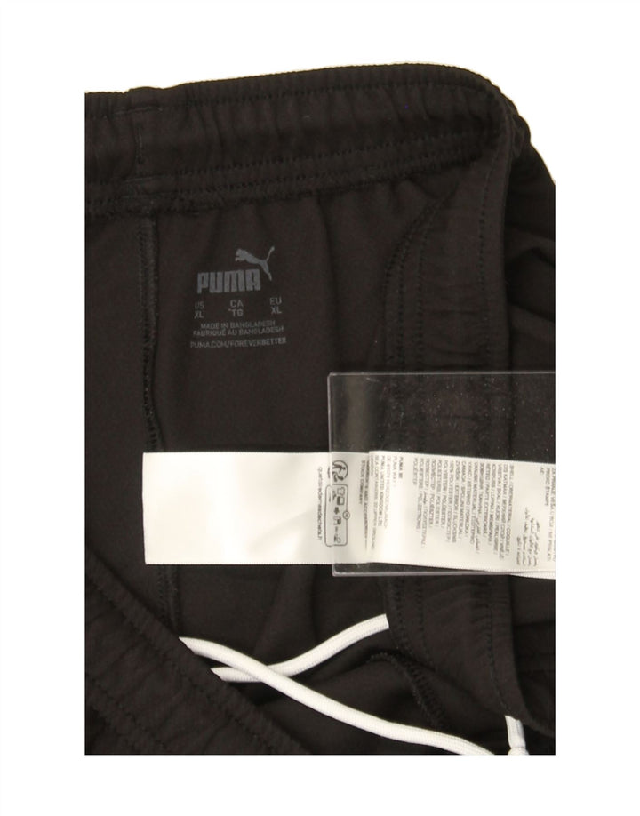 PUMA Mens Sport Shorts XL  Black Polyester Vintage Puma and Second-Hand Puma from Messina Hembry 