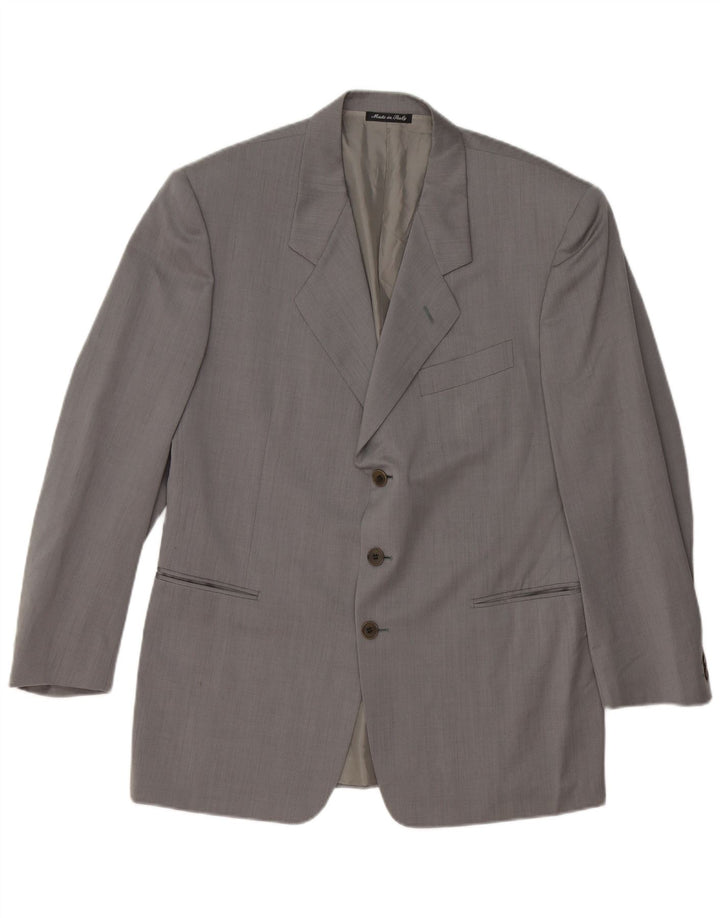 PAL ZILERI Muška jakna sa 3 gumba IT 50 Large Grey Virgin Wool