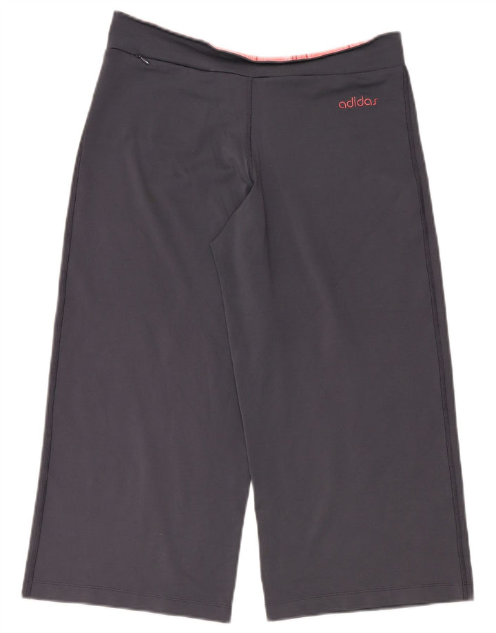 ADIDAS Ženske Capri široke hlače za trenirku UK 16 Velike tamnoplave