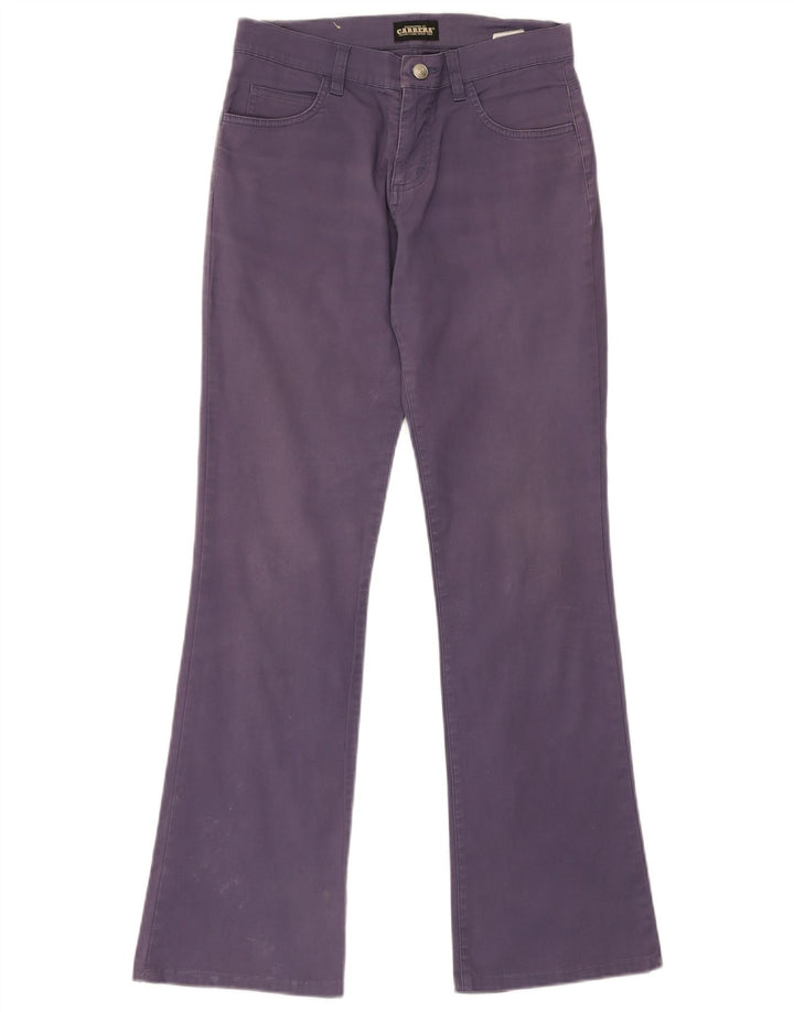 CARRERA Womens Bootcut Jeans W28 L30 Purple Cotton