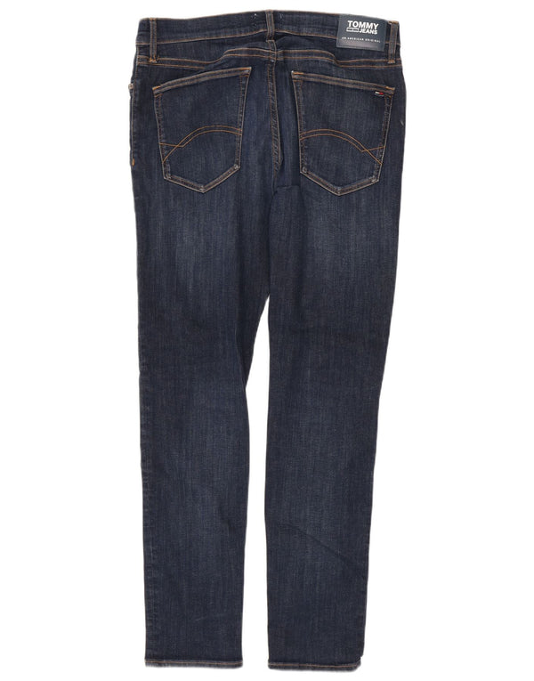 Tommy Hilfiger Mens Skinny Jeans W34 L32 Navy Blue Cotton