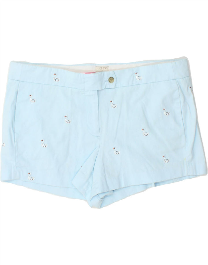 J. CREW Womens Abstract Pattern Chino Shorts US 14 XL W38  Blue Cotton Vintage J. Crew and Second-Hand J. Crew from Messina Hembry 