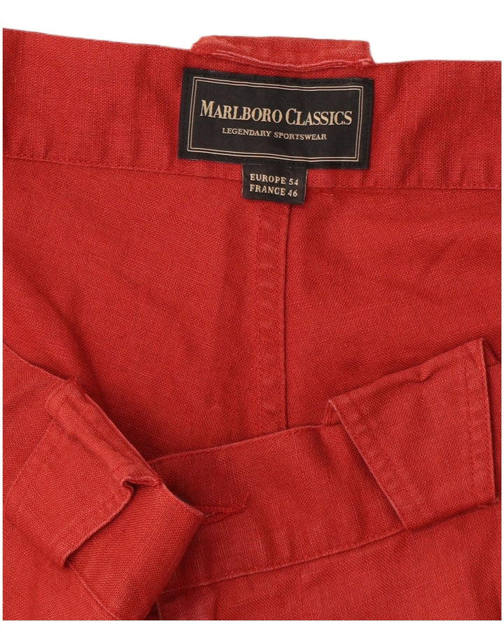 Marlboro Classics Muške Cargo kratke hlače EU 54 2XL W34 Red Lan