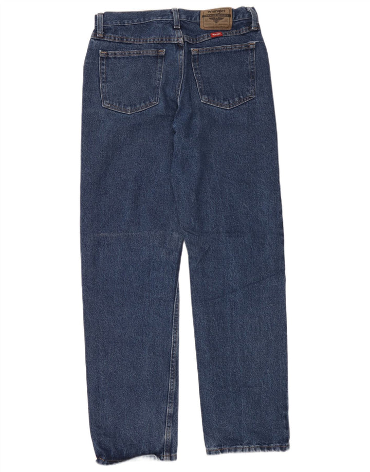 Wrangler muške ravne traperice W29 L32 plavi pamuk
