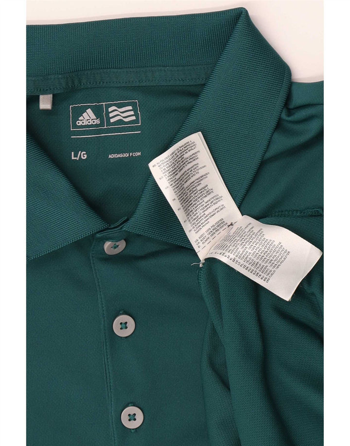 Adidas muška polo majica velika zelena poliester