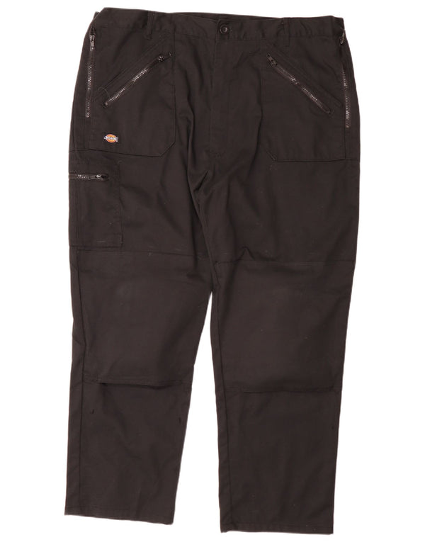 Dickies muške ravne kargo hlače W44 L29 crni poliester