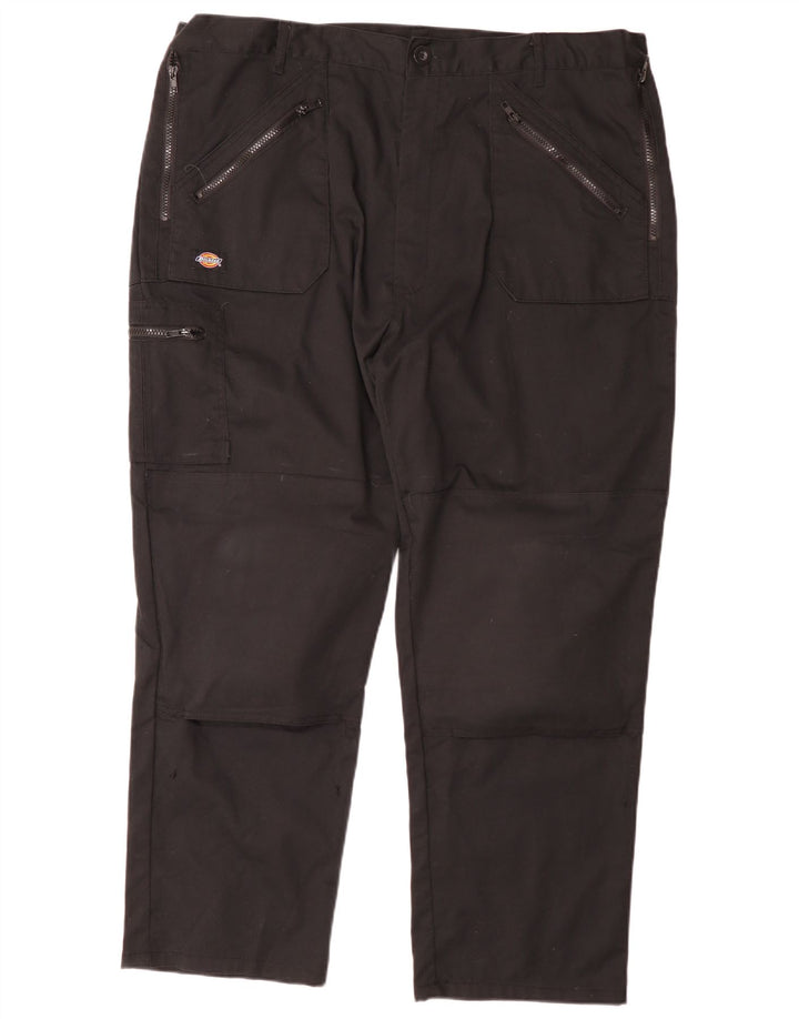 Dickies muške ravne kargo hlače W44 L29 crni poliester