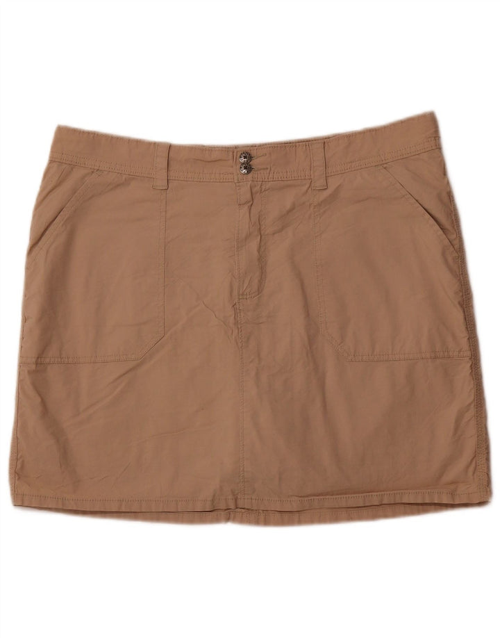 LEE Ženska mini skorta US 16 2XL smeđi pamuk