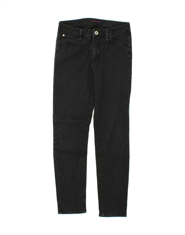 TRUSSARDI Mens Slim Jeans W30 L31  Black Cotton Vintage Trussardi and Second-Hand Trussardi from Messina Hembry 