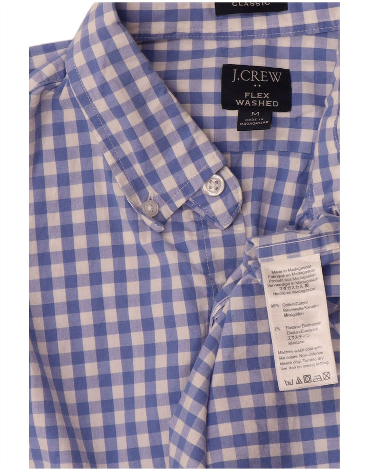 J. CREW Muška klasična košulja srednje plave boje gingham pamuka