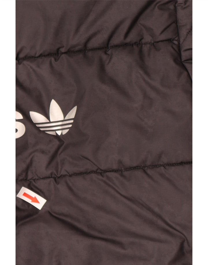 Adidas Boys Graphic Hooded Jacket Podstavljena jakna 14-15 godina crna poliester