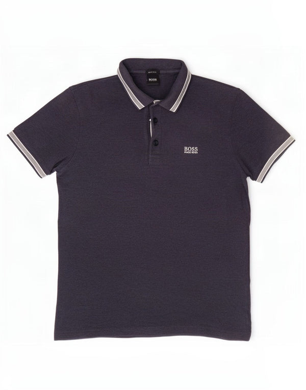 Hugo Boss muška polo majica standardnog kroja srednje tamnoplavi pamuk