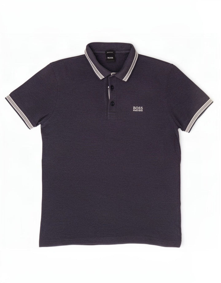 Hugo Boss muška polo majica standardnog kroja srednje tamnoplavi pamuk