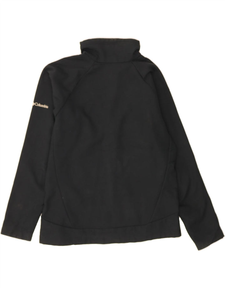 COLUMBIA Womens Tracksuit Top Jacket UK 16 Large Black Polyester Vintage Columbia and Second-Hand Columbia from Messina Hembry 