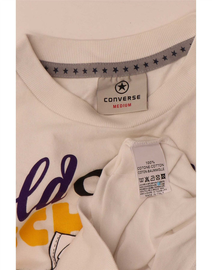 Converse muška trenirka s grafičkim motivima, srednji bijeli pamuk
