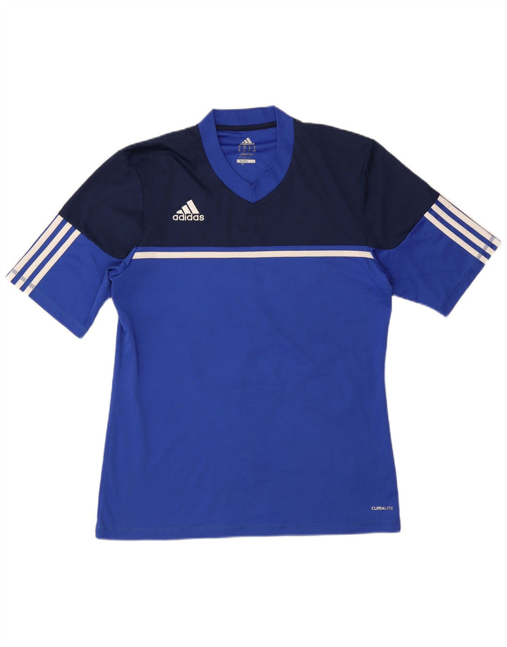 Adidas muška majica kratkih rukava Marco Graphic, srednji plavi poliester