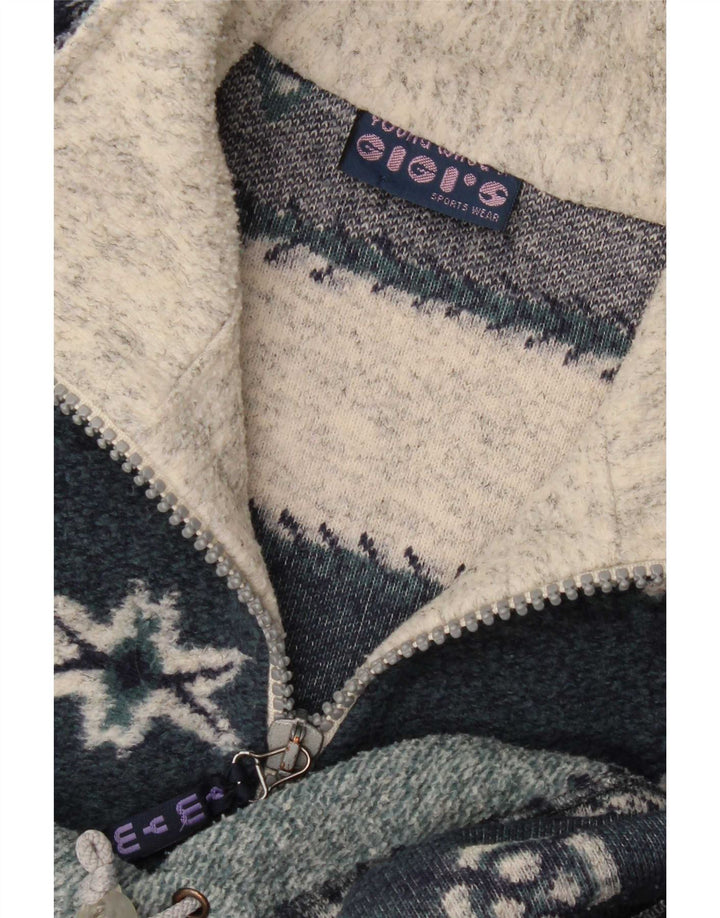 Gigi's muški pulover s izrezom i patentnim zatvaračem 2XL višebojni Fair Isle