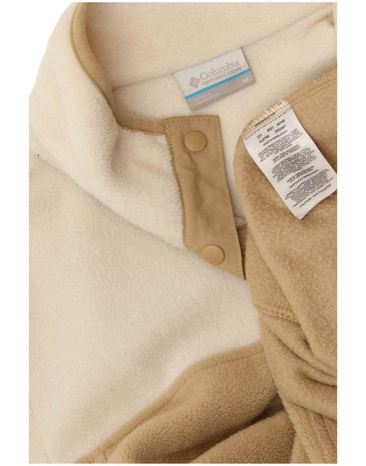 COLUMBIA ženski kratki flis džemper UK 14 srednje bijele boje