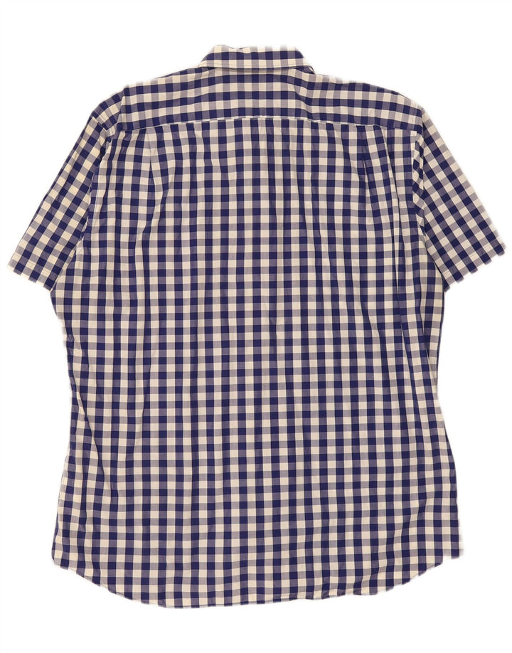 Tommy Hilfiger muška pripijena košulja veličina 45 18 2XL tamnoplava gingham