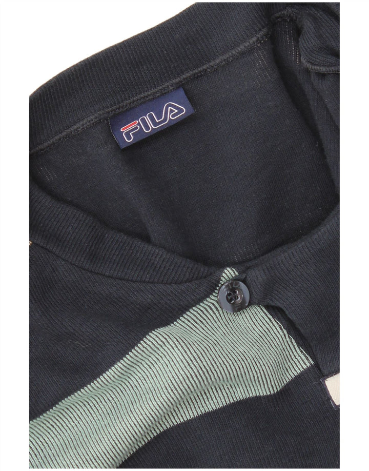 Fila muška majica dugih rukava XL tamnoplava na pruge