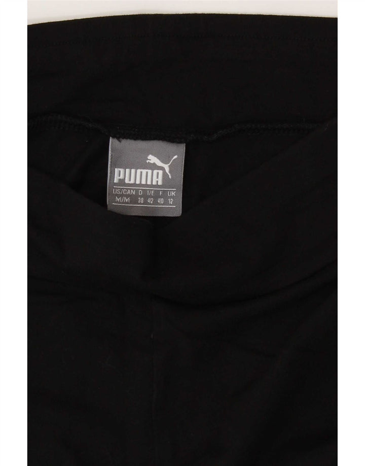 Puma ženske grafičke tajice UK 12 Srednje crni pamuk