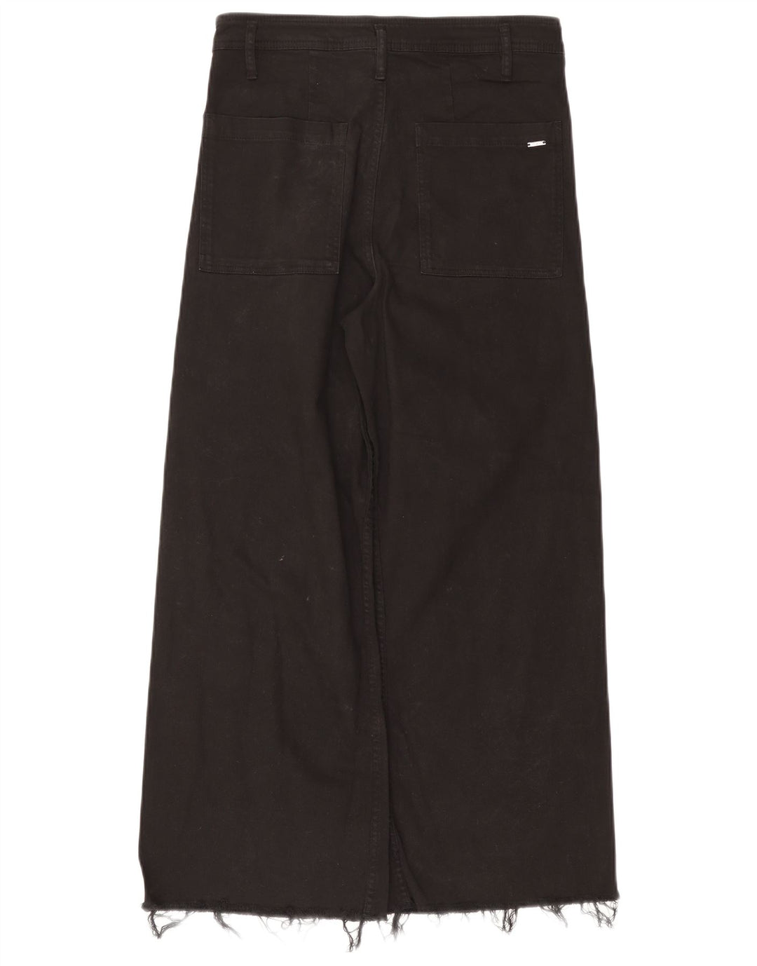 Massimo Dutti Ženske ležerne hlače EU 40 srednje W30 L27 crni pamuk