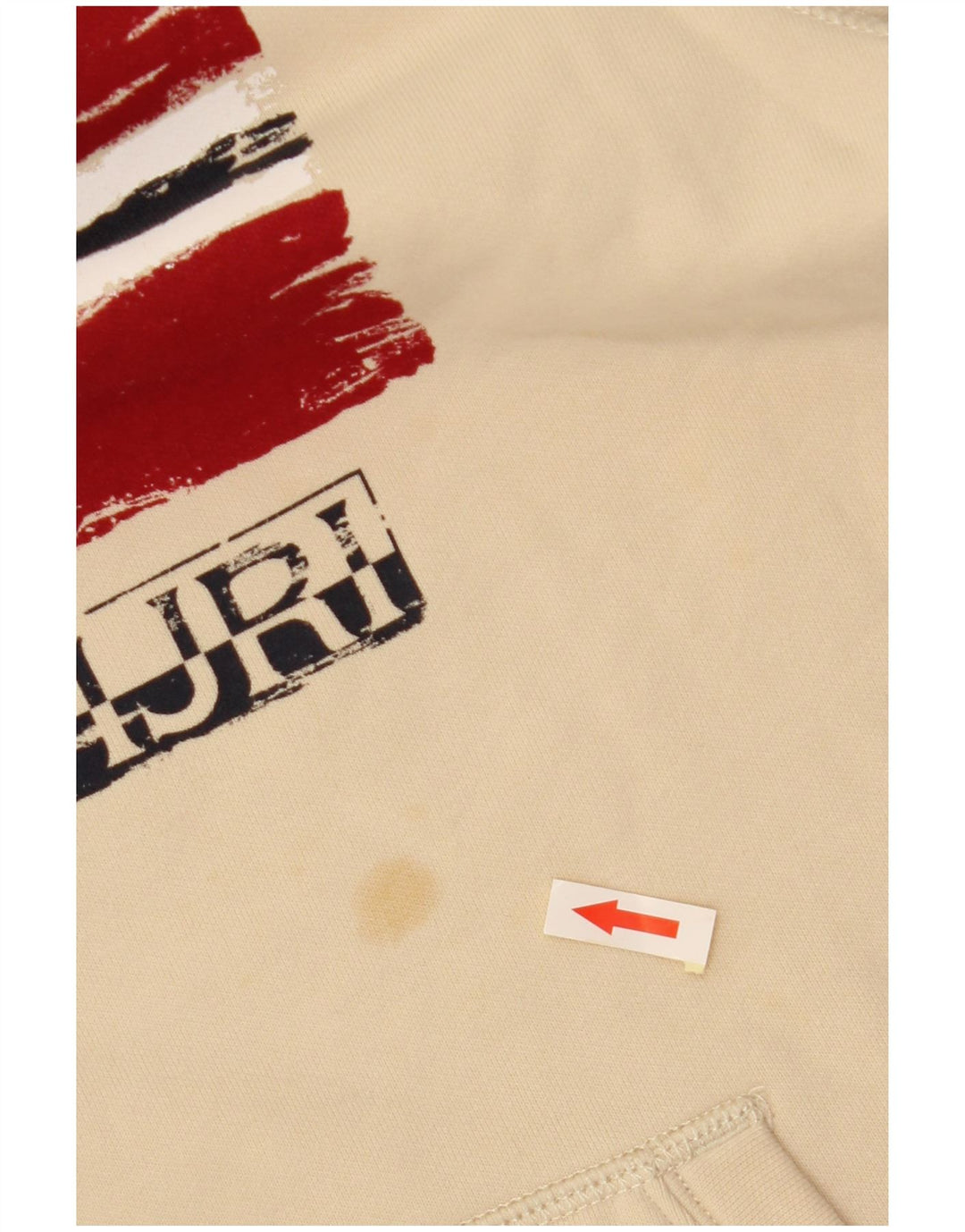 NAPAPIJRI majica s kapuljačom s kapuljačom, 13-14 godina, bež pamuk