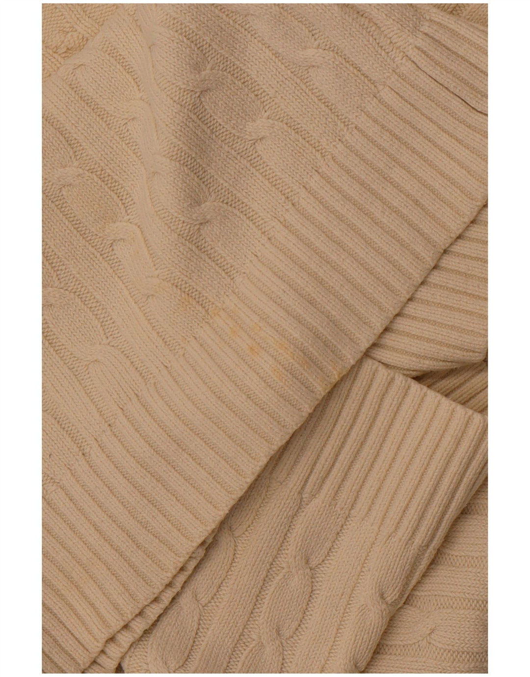 CREW CLOTHING Ženski džemper s V-izrezom UK 18 XL sivobijeli pamuk