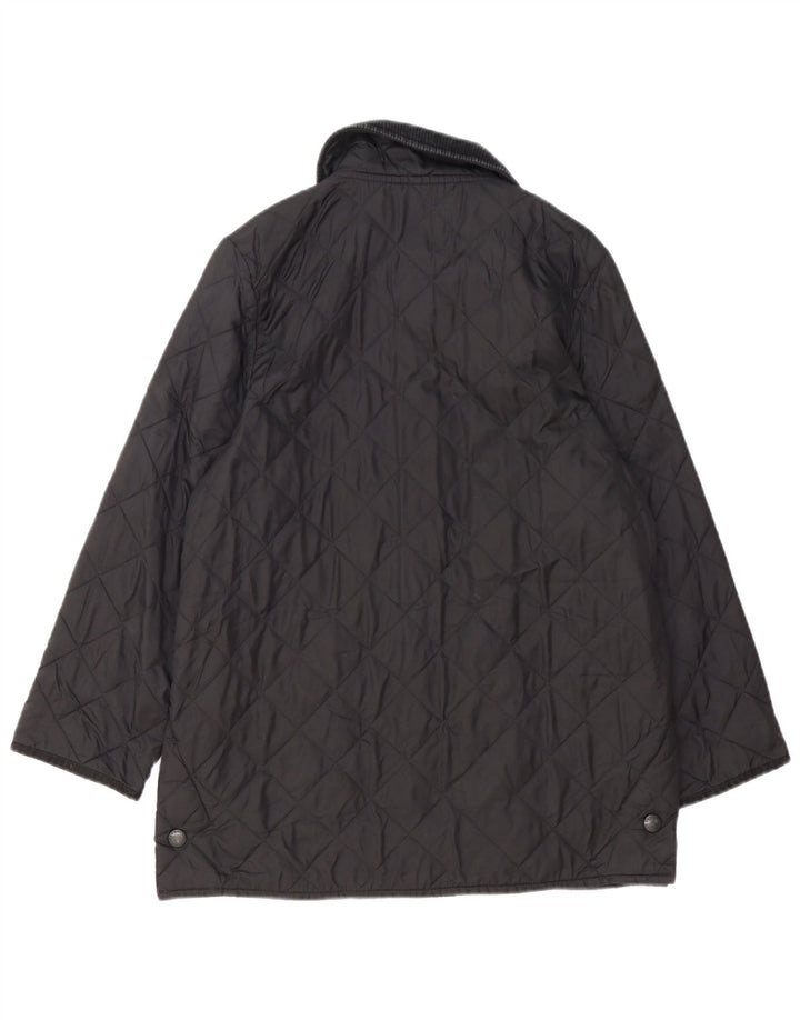 Barbour ženska prošivena jakna UK 18 XL crni poliamid