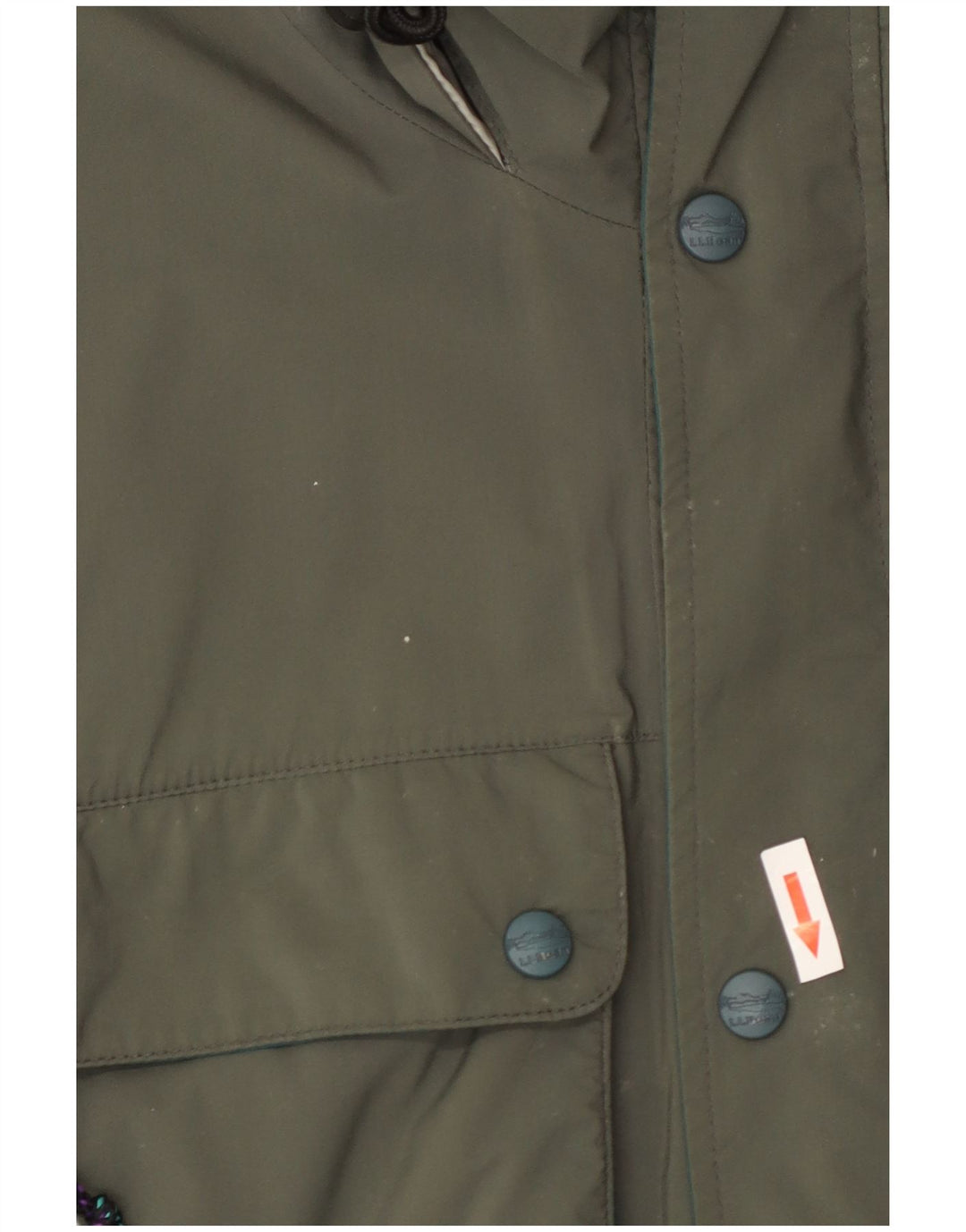 L.L.Bean muška pomoćna jakna s kapuljačom UK 40 Large kaki najlon