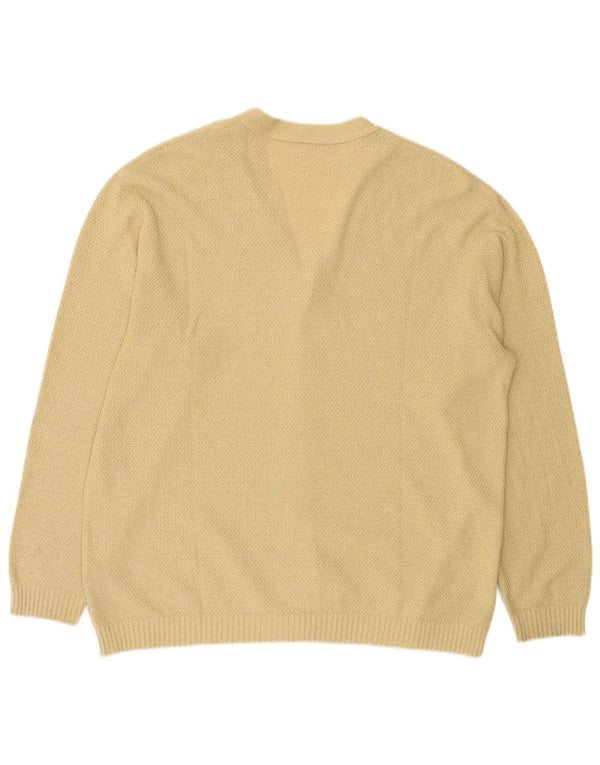 Rasica muški kardigan pulover Large Beige Argyle/Diamond