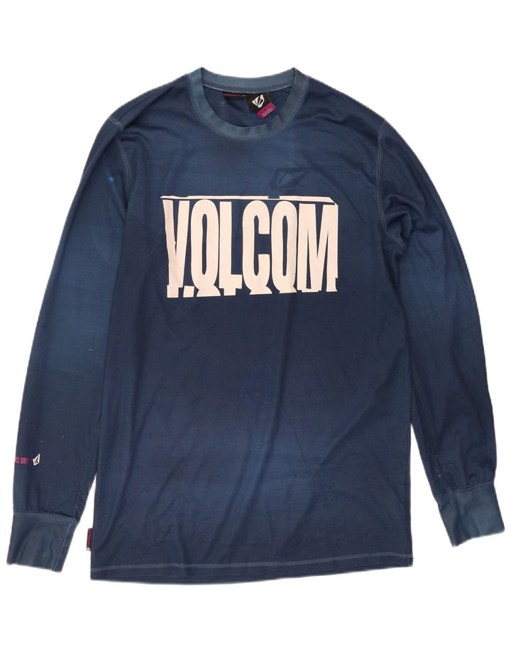 Volcom muška majica dugih rukava s grafikama, mala tamnoplava