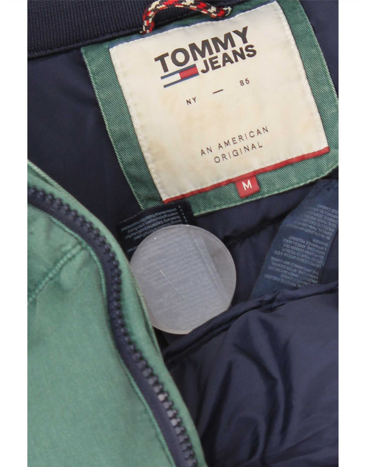 Tommy Hilfiger muška podstavljena jakna UK 38 Srednje zeleni pamuk