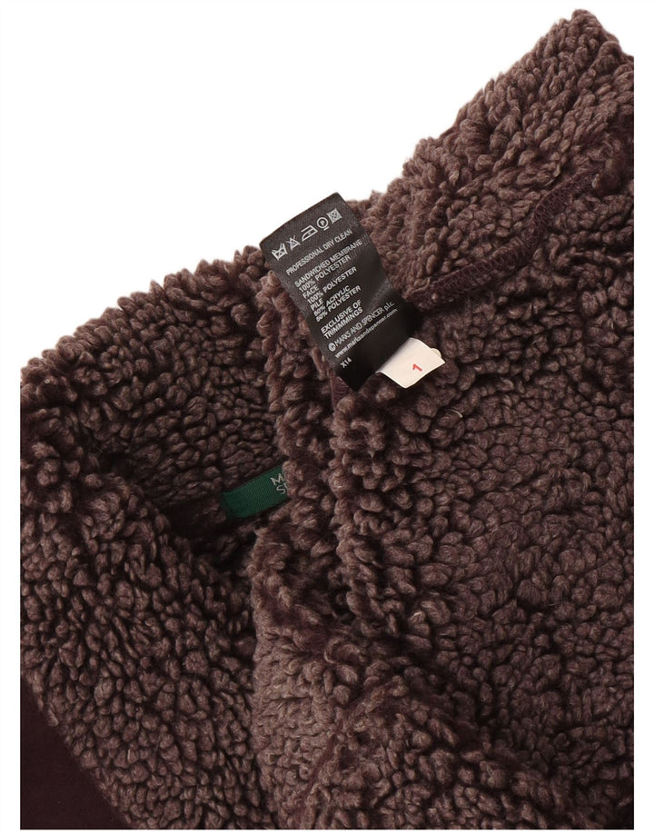 Marks & Spencer ženska šerpa majica UK 12 Srednji bordo poliester