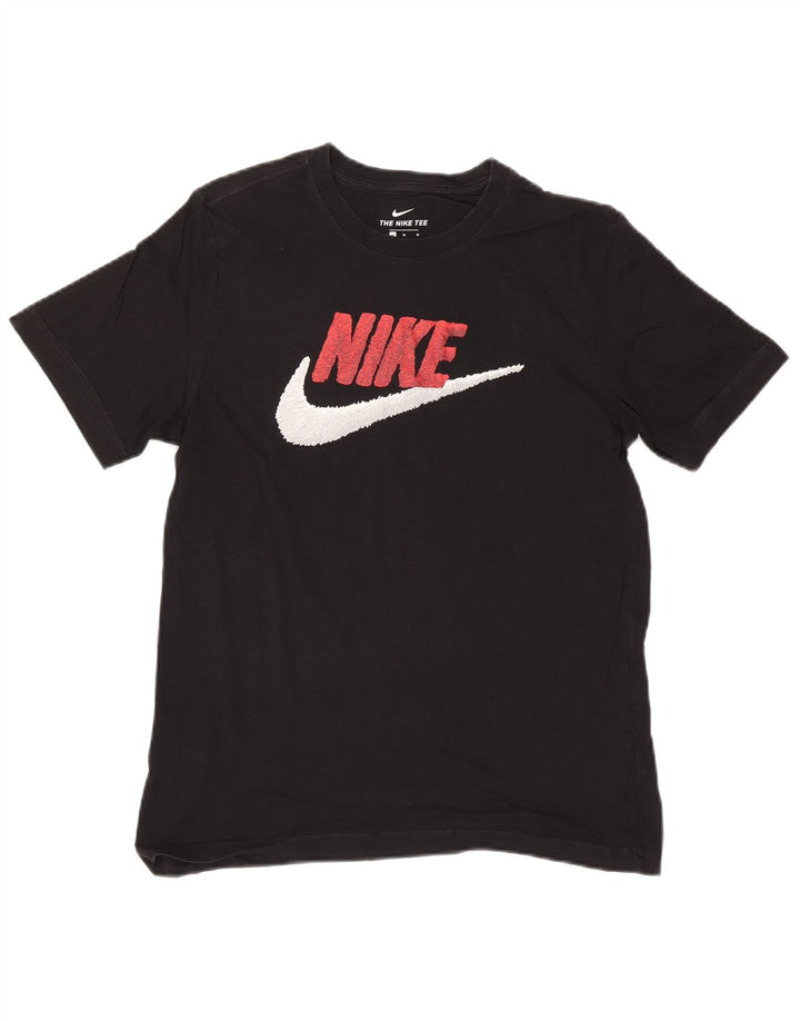 Nike Muška majica kratkih rukava srednje veličine crni pamuk