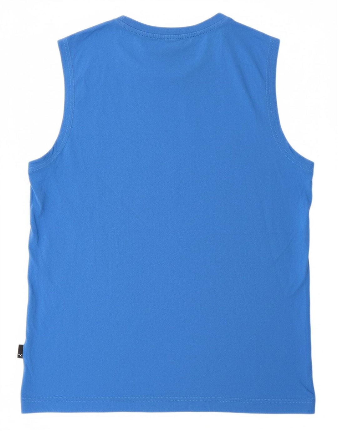 PUMA Mens Graphic Vest Top Large Blue Cotton