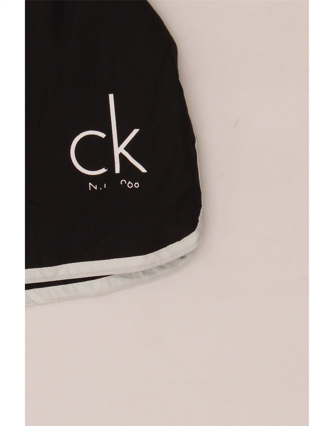 Calvin Klein Ženske kratke kupaće hlače UK 10 Mali crni poliester