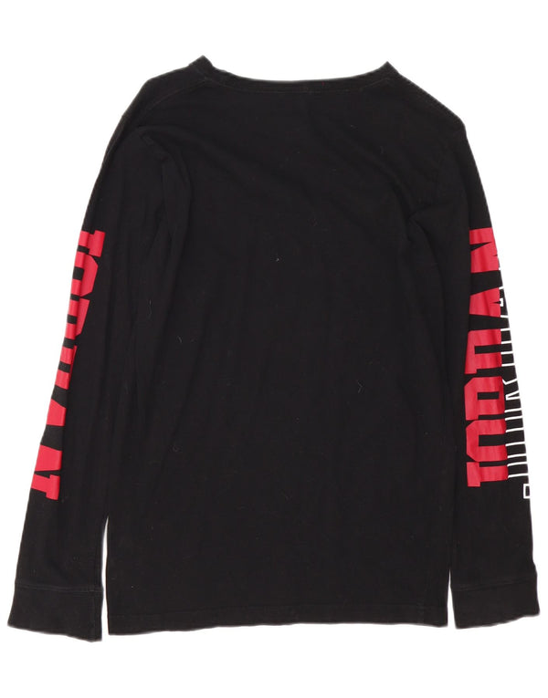 Jordan Boys Graphic Top s dugim rukavima 13-14 godina XL crni pamuk