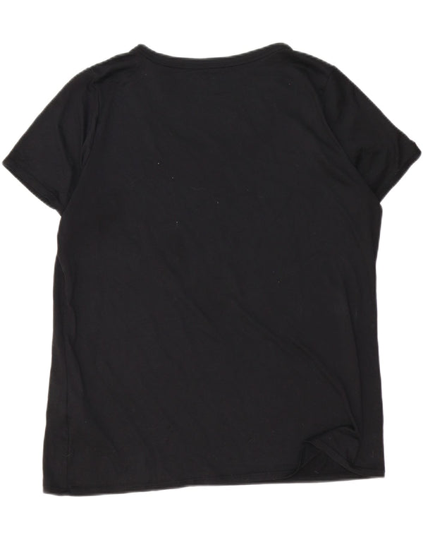 Nike Ženska Dri Fit majica kratkih rukava UK 18 XL crni poliester