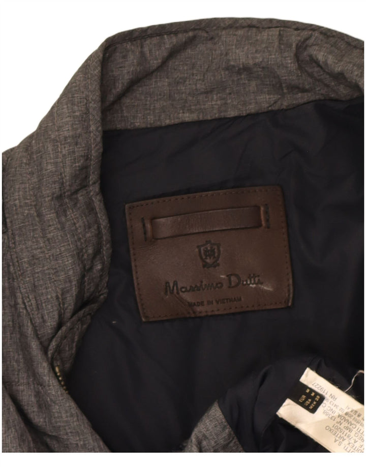 Massimo Dutti muška jakna UK 38 srednje sivi najlon
