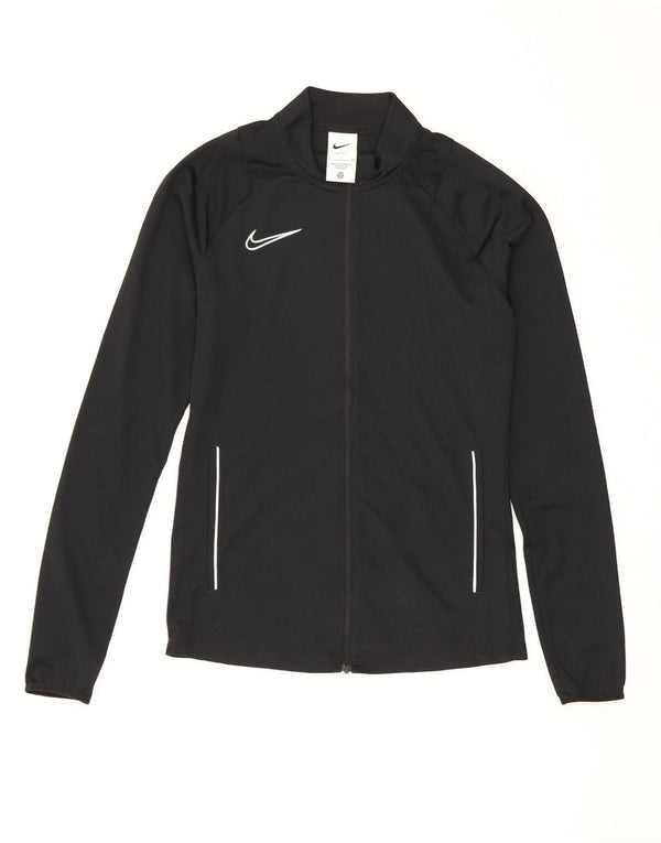 Nike Ženska gornja jakna Dri Fit Trenirka UK 10 Mala crna sportska poliester