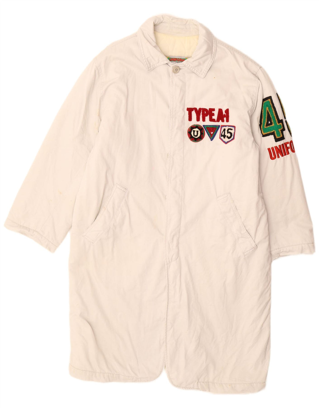 Uniforma Muški kaput s grafičkim motivima UK 40 Large White