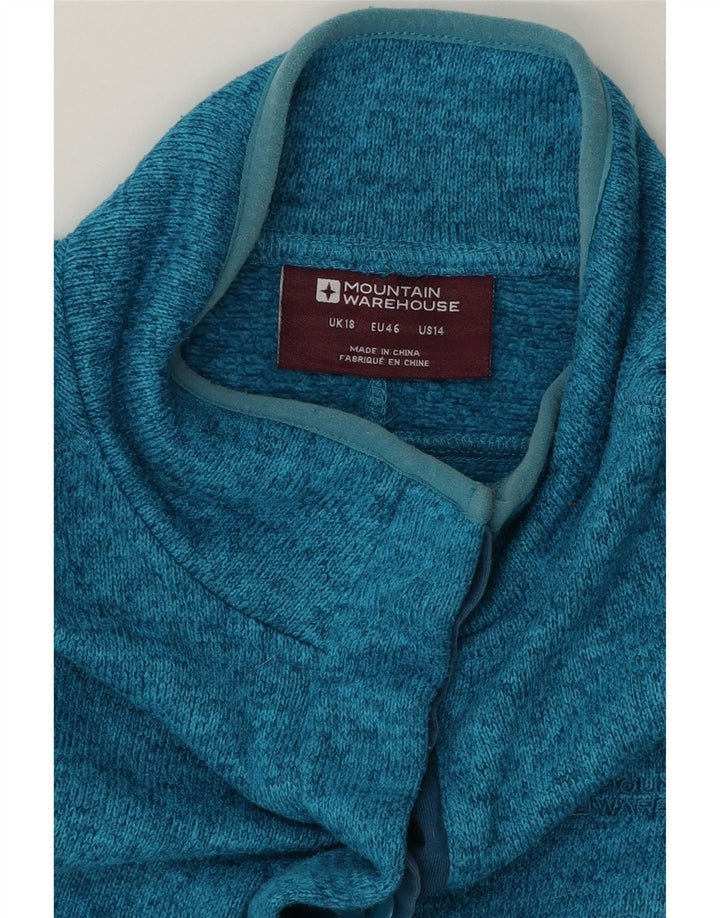 MOUNTAIN WAREHOUSE Ženska prekomjerna majica s kratkim rukavima UK 18 XL Plava