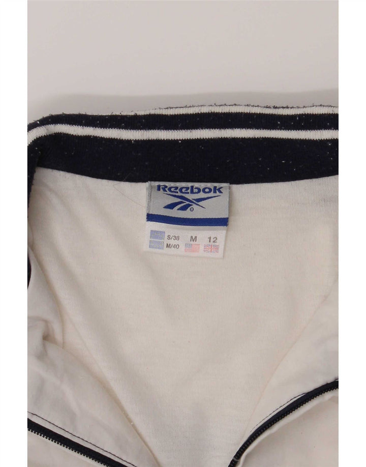 Reebok ženska gornja jakna za trenirku UK 12 Medium Navy Blue Colourblock