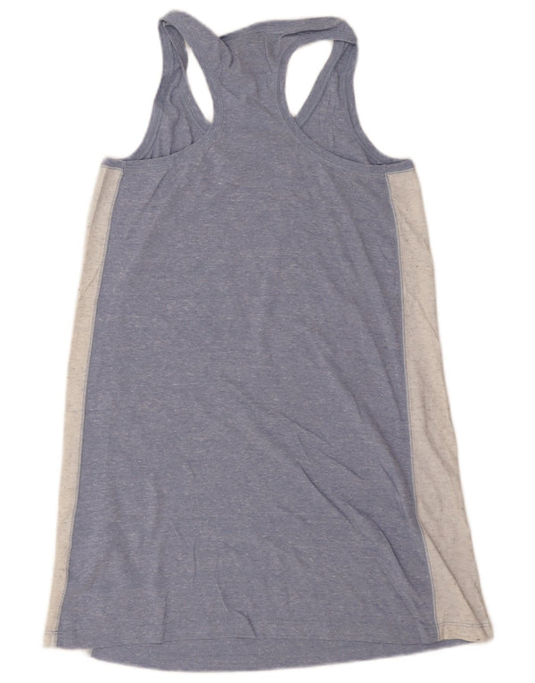 NIKE Ženska grafička majica bez rukava UK 10 Small Blue Colourblock