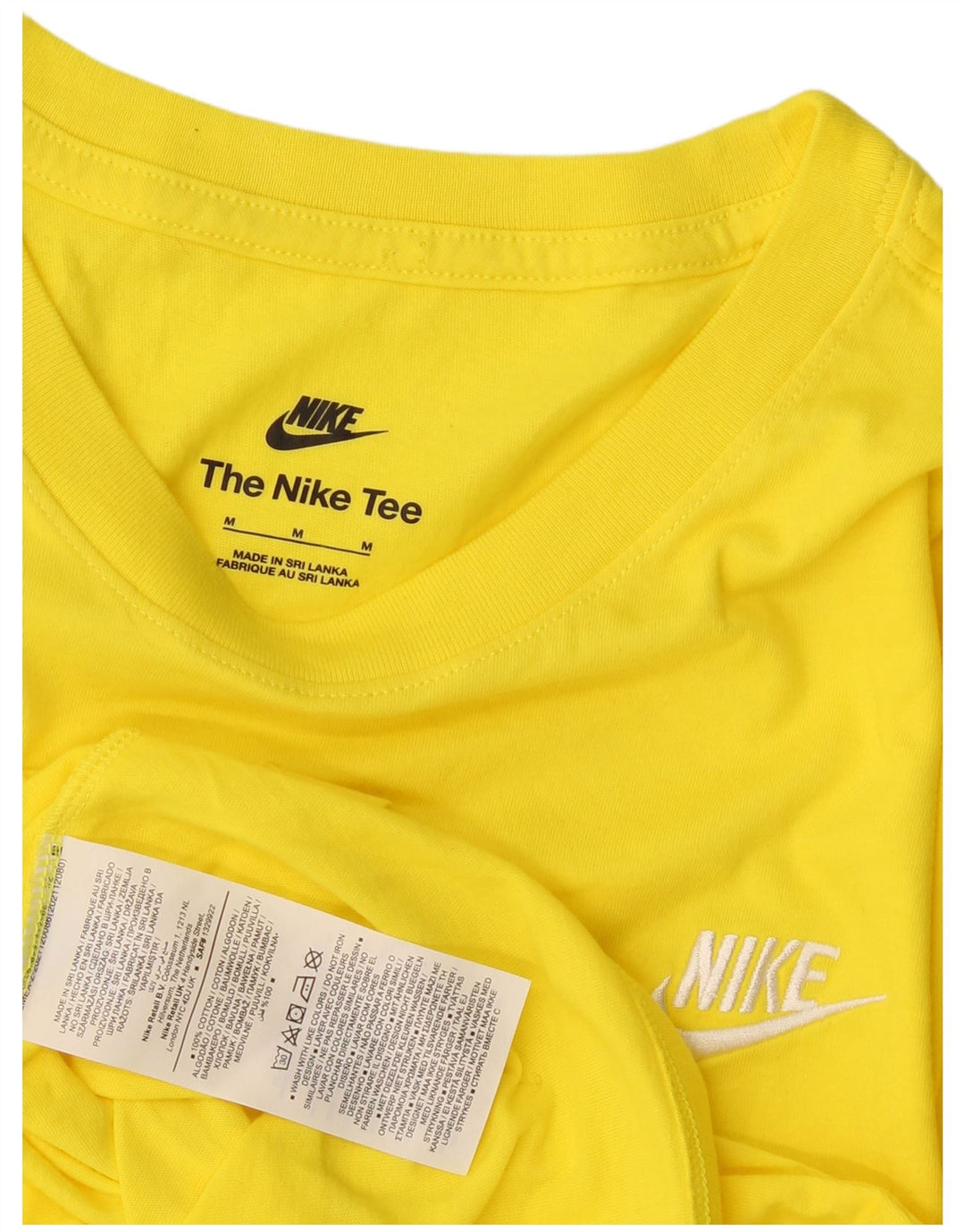 Nike muška majica kratkih rukava Srednje žuti pamuk