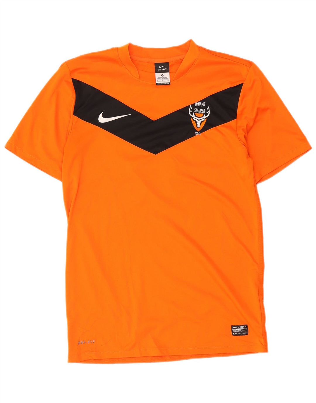 Nike Dri Fit Graphic T-Shirt majica s malim narančastim poliesterskim blokovima